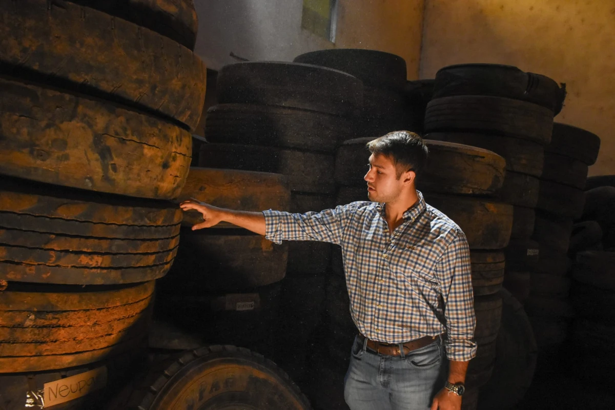 Sacan de circulación los neumáticos en desuso acumulados